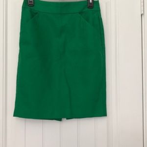 J.Crew Green Skirt Size 0